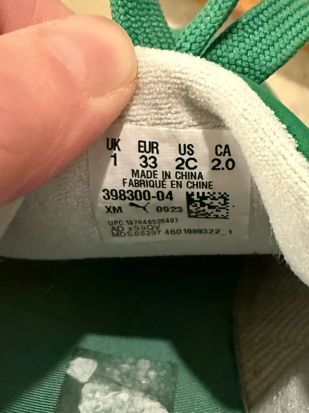 Puma Kids Green Roma Sneakers